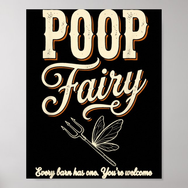 Poster Fada da Cocô Todo Celeiro Tem Um De Nada Engraçado (Frente)