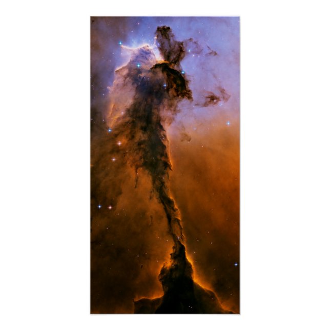 Pôster Fada da Nebulosa da Águia NASA Abstrato (Frente)