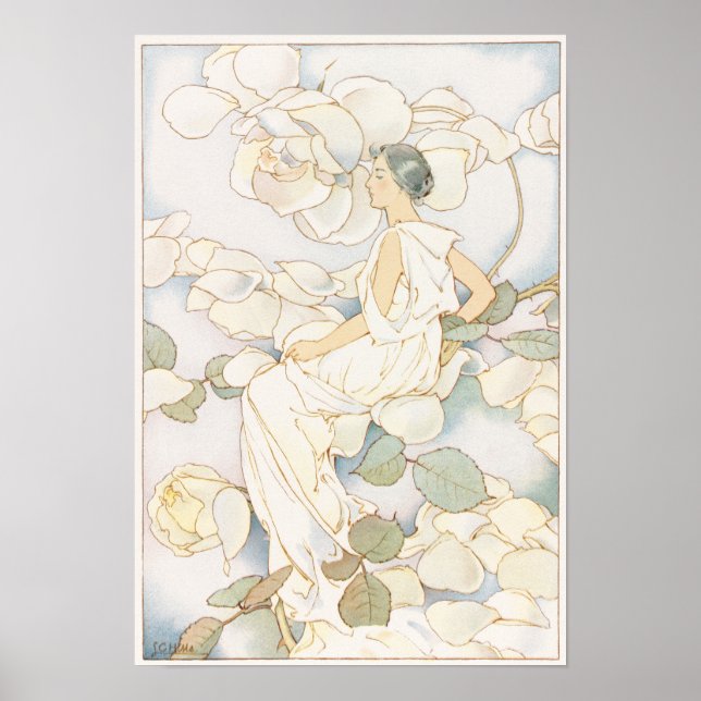 Poster Fada das flores (1861–1897) (Frente)