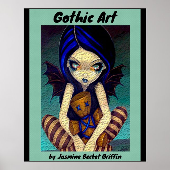 Poster Fada de Arte Gótica por Jasmine Becket Griffin (Frente)