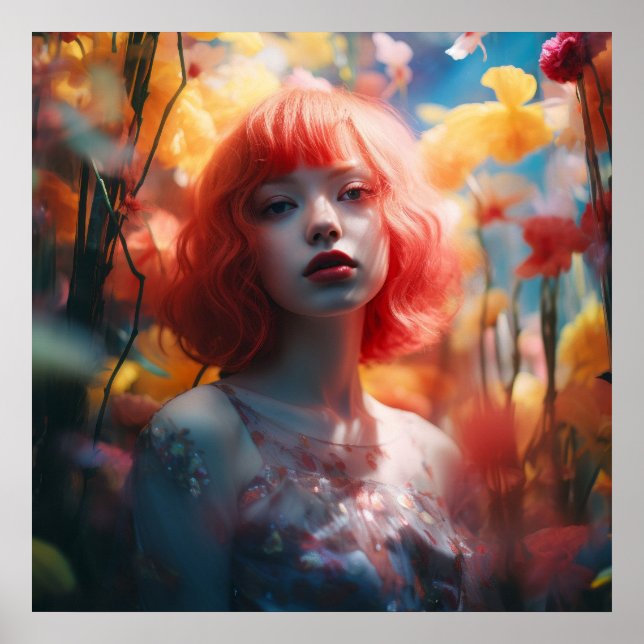 Poster Fada de Cabelo Laranja (Frente)