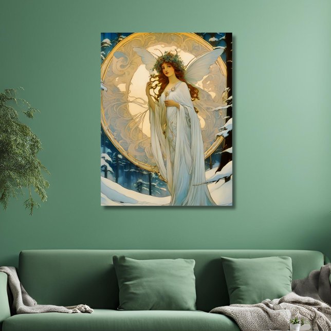 Poster fada de inverno - artística (Criador carregado)