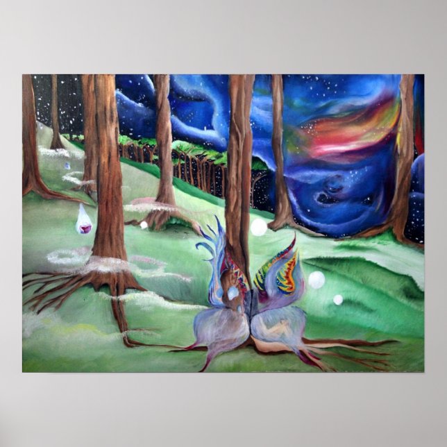 Poster Fada De Madeira De Meia-Noite (Frente)