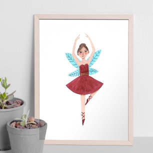 Poster Fada do Açúcar personagem do ballet O Quebra-Nozes