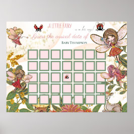 Poster Fada Encantada Sininho Joia da Dama Adivinhe o Dia