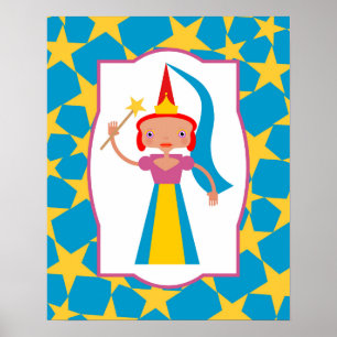 Poster Fada Enchanted com varinha mágica