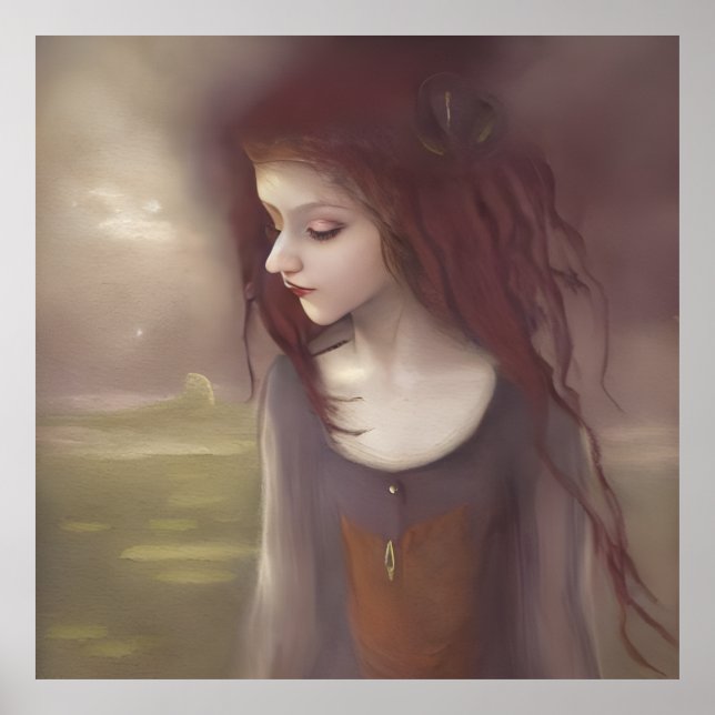 Poster Fada Pequena Fantasia Whimsso (Frente)