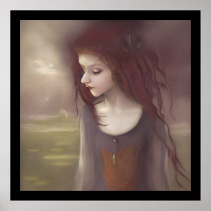 Poster Fada Pequena Fantasia Whimsso