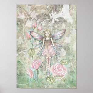Poster Fada Rosa Pink Doce