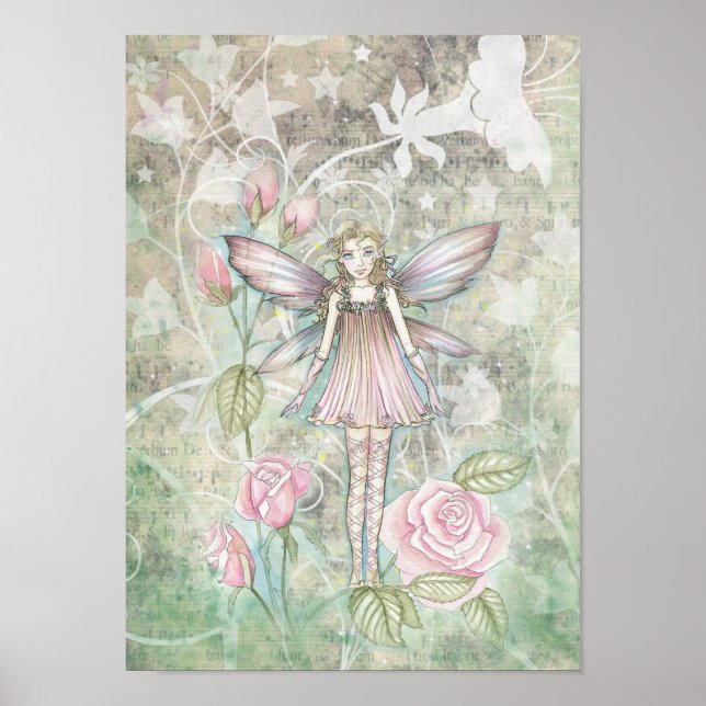 Poster Fada Rosa Pink Doce (Frente)