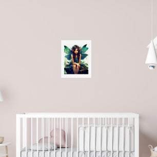 Poster Fada Sentada Na Chuva