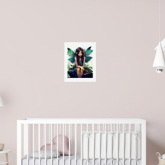 Poster Fada Sentada Na Chuva