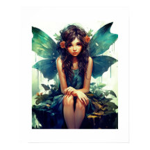 Fada Sentada Na Chuva