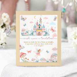 Poster Fada Whimsic - primeiro aniversario de Sinal de De