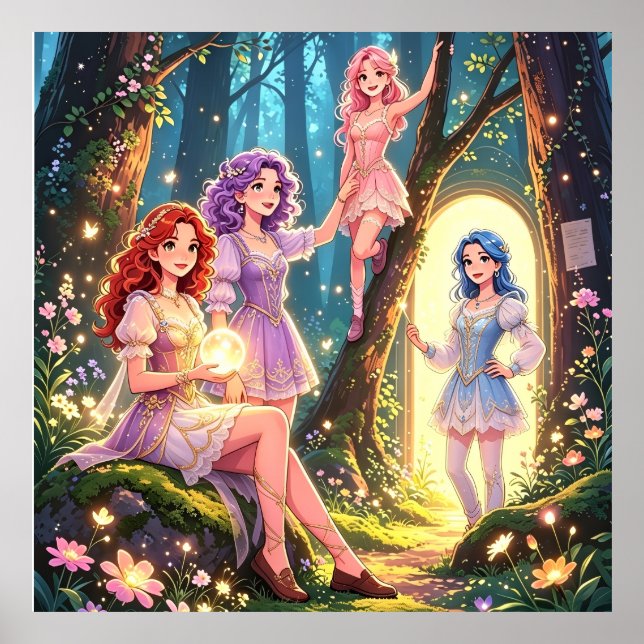 Poster Fadas da floresta  (Frente)