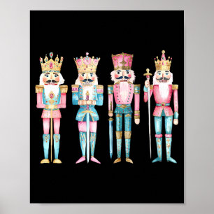 Poster Fadas de Noz Retrô Vintage Ballet Sugar Plum Fai