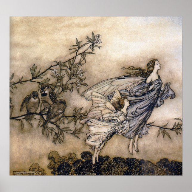 Poster Fadas Voadoras (Frente)