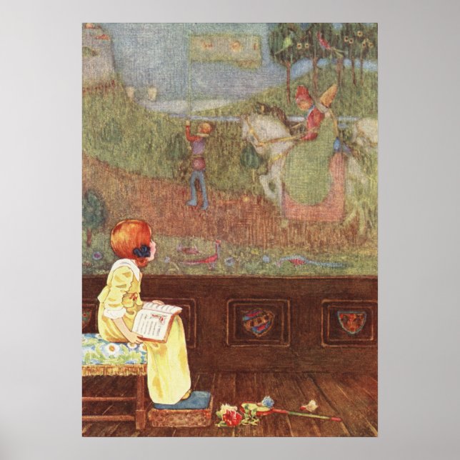 Poster Faded Tapestry by Millicent Sowerby (Frente)