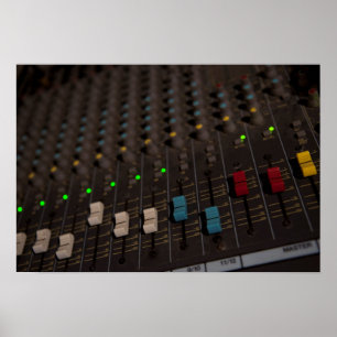 Poster Faders de mistura do conselho
