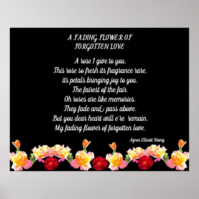 POSTER FADOR ESQUECIDO DE AMOR (Frente)