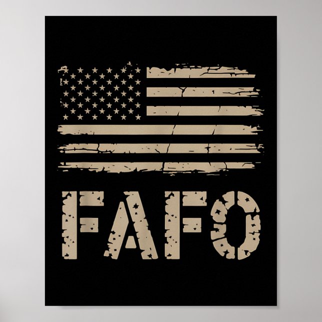 Poster Fafo Flag (Frente)