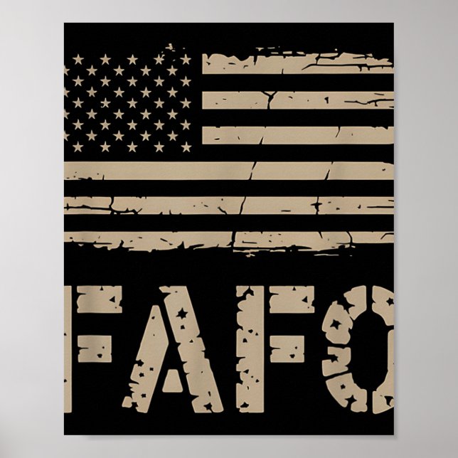 Poster Fafo Flag (Frente)