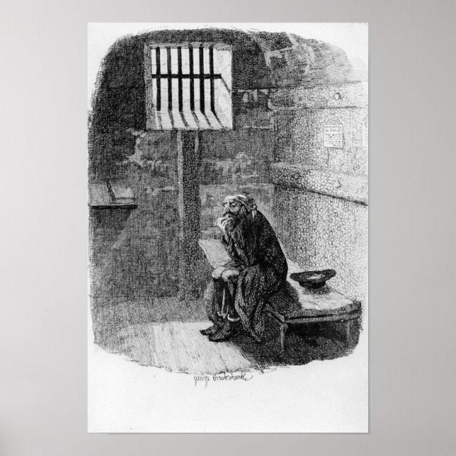 Pôster Fagin na Célula Condenada (Frente)