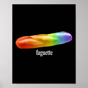 Poster Faguette Hot Dog Engraçado Por Homens