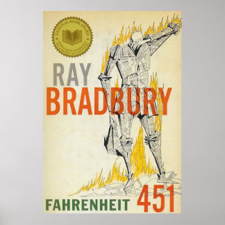 Poster Fahrenheit 451 Ray Bradbury