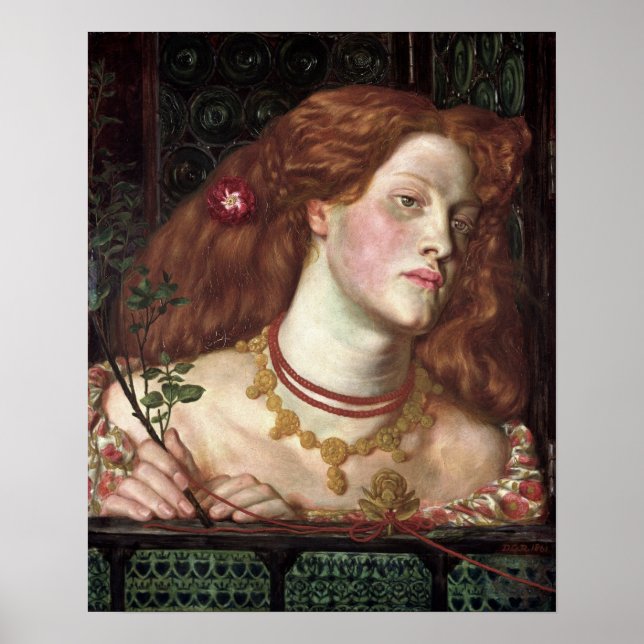 Poster Fair Rosamund (Elegante e Linda Ruiva) (Frente)