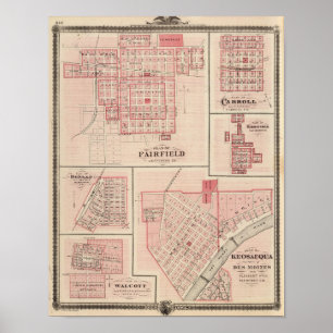 Pôster Fairfield, Carroll, Birmingham, Dunlap