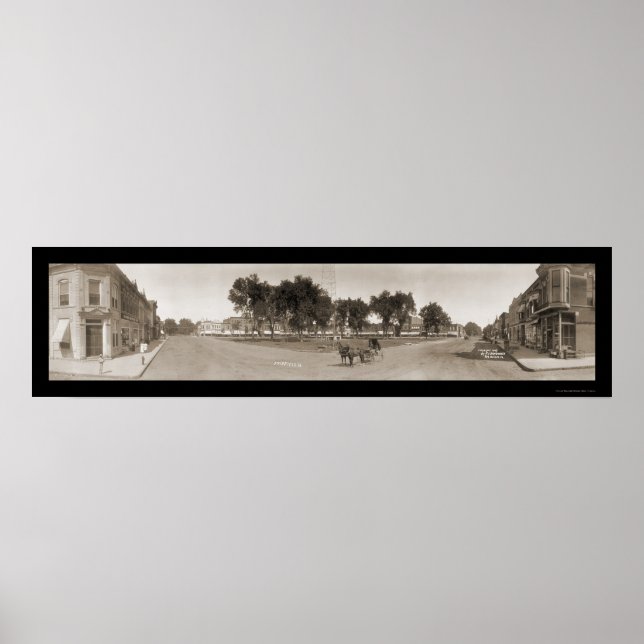 Poster Fairfield, IA Foto 1907 (Frente)