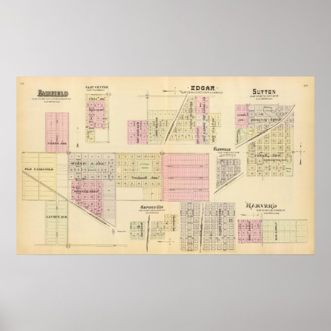 Pôster Fairfield, Nebraska (Frente)