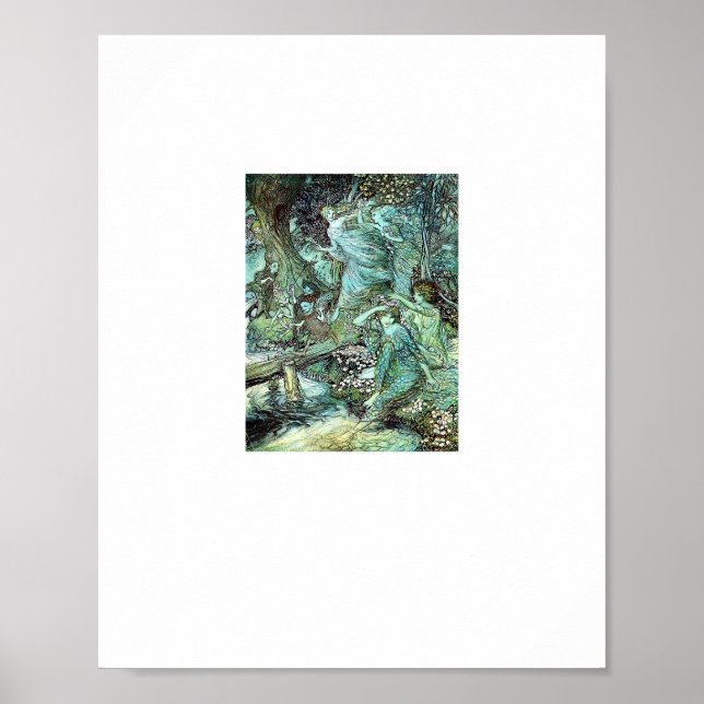 Poster Fairies Fairycore Fashion Aesthetic Goblincore Cot (Frente)