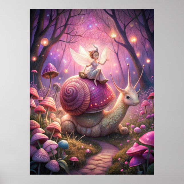Poster Fairy Garden Snail (Frente)
