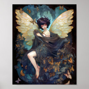 Poster Fairy Girl Fantasy Art