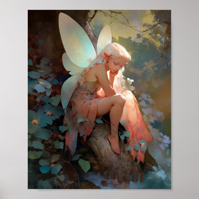 Poster Fairy Girl Fantasy Art (Frente)