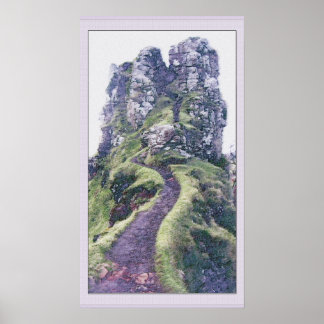 Poster Fairy Glen Castle Scotland