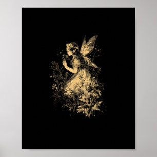 Poster Fairy Grunge Goblincore Cottagecore Fairycore Whim