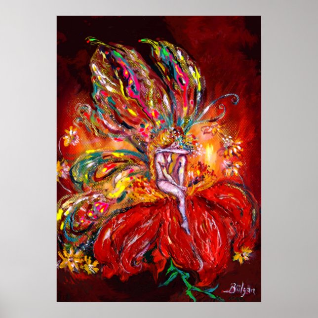 POSTER FAIRY IN RED (Frente)