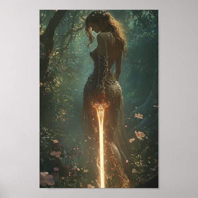 Poster Fairy Princess e sua Elven Sword (Frente)
