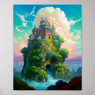 Poster Fairy Tale Castle Fantasy Art