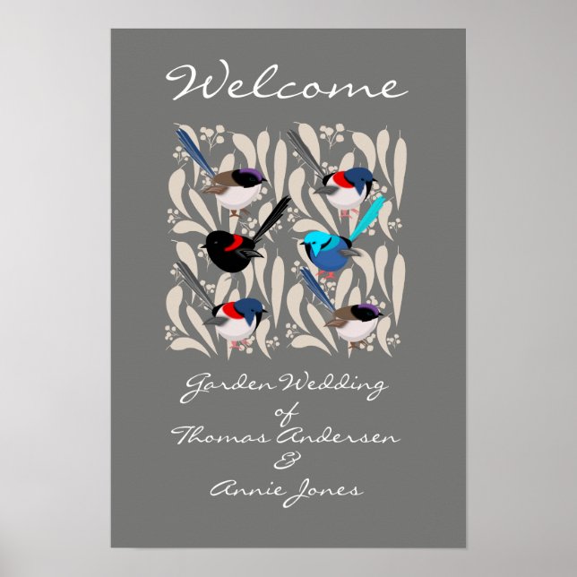 Poster Fairy Wrens (Frente)