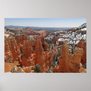 Poster Fairyland Canyon no Parque Nacional do Bryce Canyo