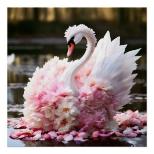 Pôster Fairytale swan