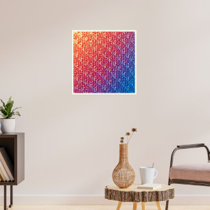 Poster Faísca do Mosaico Emocional Vibrante
