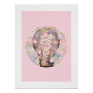 Pôster Faíscas das lâmpadas