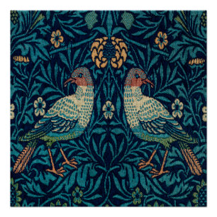 Pôster Faisões William Morris