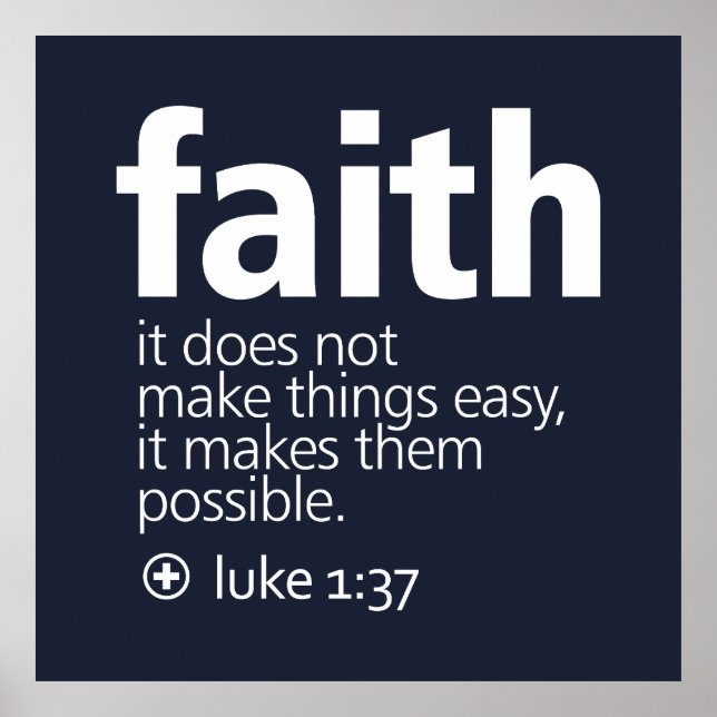 Poster Faith (Frente)