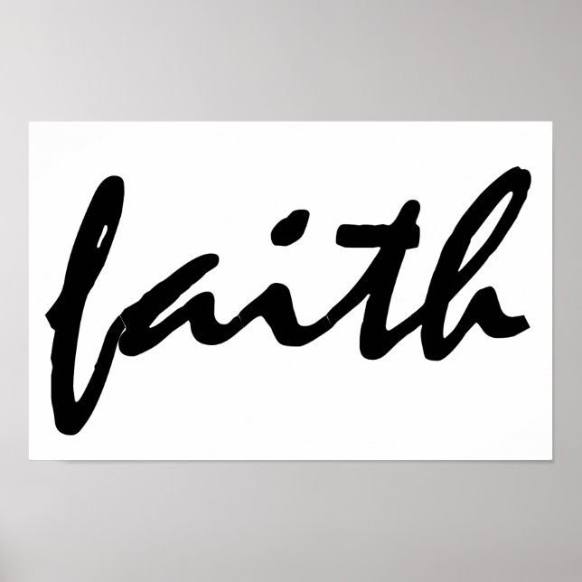 Poster Faith (Frente)